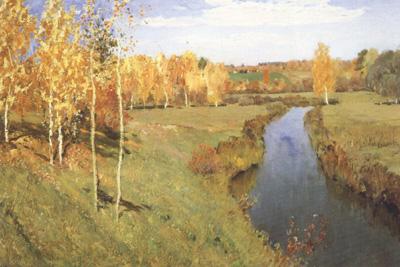 Isaac Ilich Levitan Golden Autumn (nn02) Sweden oil painting art